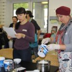 Foto von der internationalen Kochgruppe