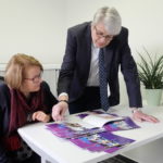 Pfarrer Reinhold Hoffmann und Bärbel Simon