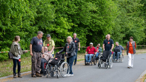 Rollstuhlerkundung in Bad König
