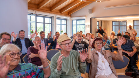 geräuschloser Applaus