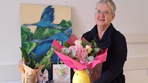 Elke Boss bei der Verabschiedung