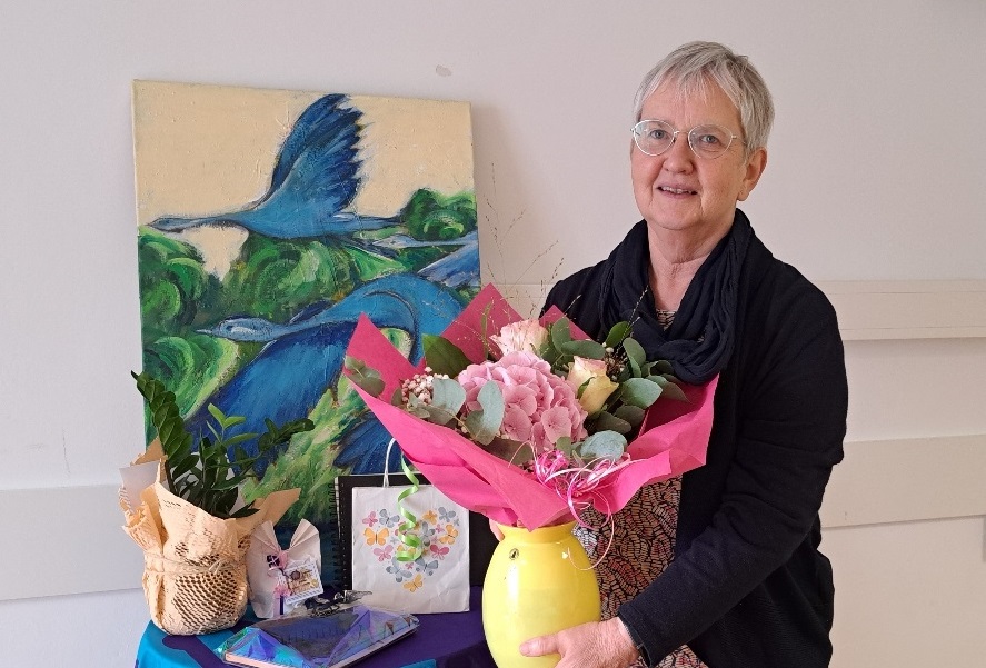 Elke Boss bei der Verabschiedung