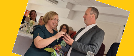 Überreichung Kroenkrezug